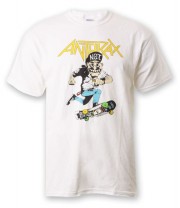 Anthrax T-Shirt weiß Gr. S