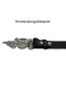 Leder Wechselgürtel schwarz 80 cm