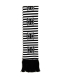 Winterschal Eisernes Kreuz schwarz weiss