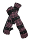 Armstulpen mit Schnalle pink kariert