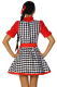 Oktoberfest Dirndl rot weiß kariert