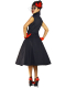 Petticoat Rockabilly Kleid schwarz mit Kragen