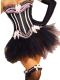 kurzer Petticoat Rockabilly Tüllrock schwarz