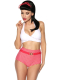 Rockabilly Style Wende Bikini rot weiß mit Punkte