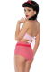 Rockabilly Style Wende Bikini rot weiß mit Punkte