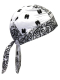 Bandana Cap Old School schwarz weiß