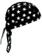 Bandana Cap Sterne schwarz