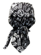Bandana Cap King skull