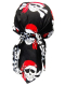Bandana Cap Piraten rot schwarz