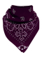 Bandana Old School bordeaux
