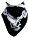 Bandana Totenköpfe mit Stacheldraht