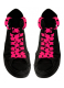Schnürsenkel Kartenspiel neon pink schmal