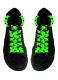 Schnürsenkel Kartenspiel neon grün schmal