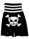 Fingerlose Handschuhe Piraten