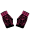 Fingerlose Handschuhe Stars pink