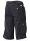 Bermudashort schwarz stonewashed