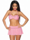Bikini Set Push Up rot weiß