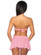 Bikini Set Push Up rot weiß