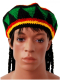 Rasta Mütze mit Dreadlocks