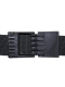 US Gürtel Kunststoff Plastikschloß schwarz 4 cm