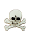 Anstecker Pin Indischer Totenkopf