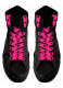 Schnürsenkel Eisernes Kreuz pink schmal