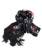 Winterset Totenköpfe mit Sternen Schal Beanie Handschuhe