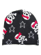 Winterset Totenköpfe mit Sternen Schal Beanie Handschuhe