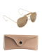Pilotenbrille U.S. Air Force braun