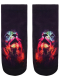 Sneaker Socken bedruckt Löwe bunt