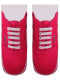 Sneaker Socken bedruckt Schuh rot