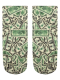 Sneaker Socken bedruckt Dollar