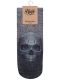 Sneaker Socken bedruckt Skull schwarz weiß