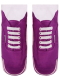 Sneaker Socken bedruckt Schuh lila