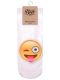 Sneaker Socken bedruckt Emoji smile