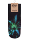 Sneaker Socken bedruckt Blume