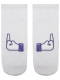 Sneaker Socken bedruckt Fuck you
