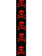 Hosenträger skulls rot
