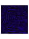 Bandana Zebra blau