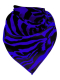 Bandana Zebra blau