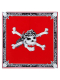 Bandana Totenkopf red
