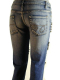 Damen Kosmo Jeans mit Knöpfen verziert