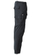 Multifunktionshose schwarz mit 3/4-Hose
