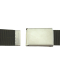 Textilgürtel mit Metallklappschloss oliv 3,2 cm
