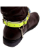 Leder Stiefelband gelb Blue Stones