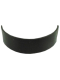Leder Halsband schwarz breit