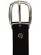 Leder Halsband schwarz breit