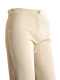 Damenhose beige mit Franzen