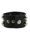 Kunstleder Armband schwarz Skull Sex Pot