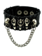 Kunstleder Armband Patronen und Totenköpfe